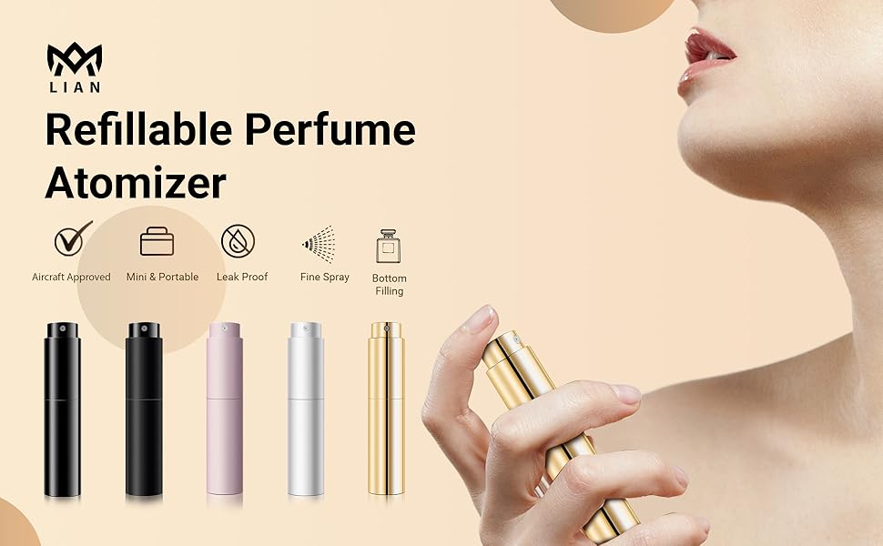 Lian Perfume Travel Refillable Bottle 5ml Pocket Perfume