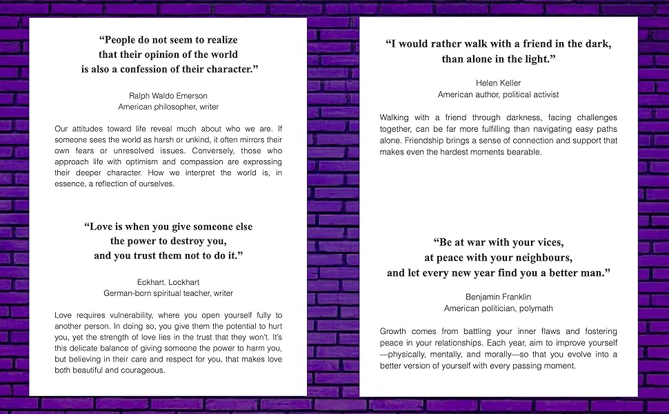 Quotes and inspiring texts