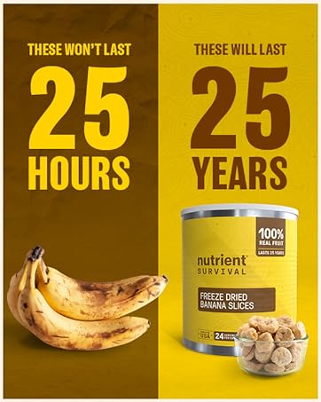 These Bananas will last 25 Years. Nutrient Survival