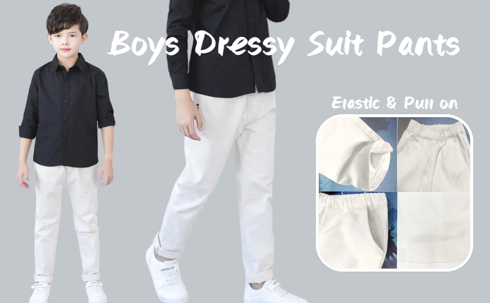 Amazon.com: NABER Kids Boys' Casual Fashion Elastic Waist