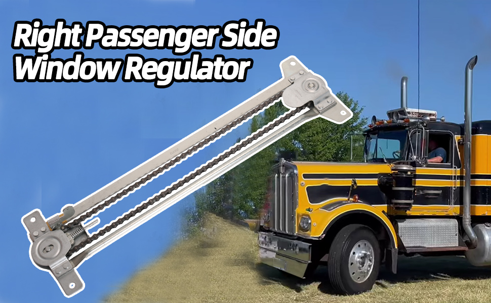 JAVOUKA Right Passenger Side Window Regulator, Compatible