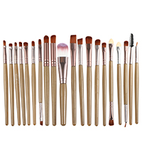 Makeup brushes set