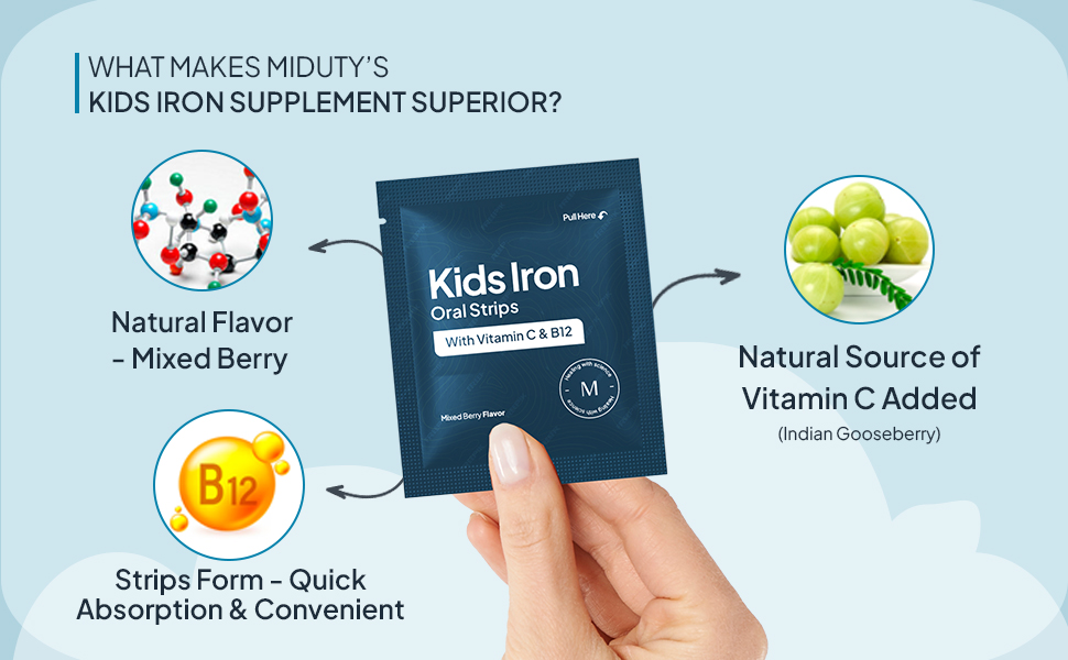 miduty kids iron strip