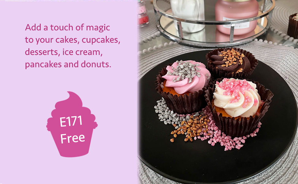 Cupcake crystals