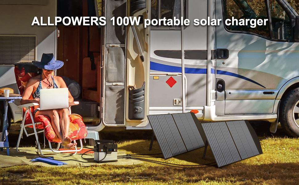 foldable solar panel 100W