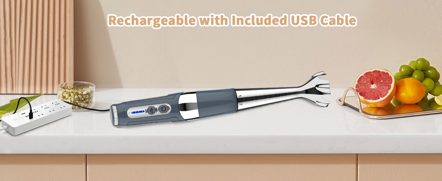 Cordless hand blender