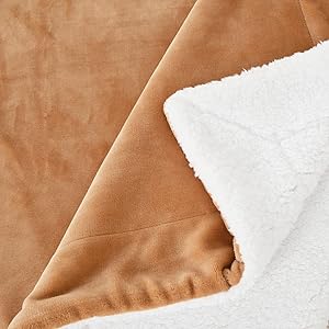 SOCHOW Sherpa Fleece Decke