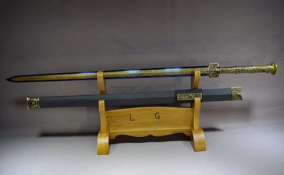 刀弊 中国 周末 Samurai Sword LoongSWORD Hand Forged High Carbon Steel Tang