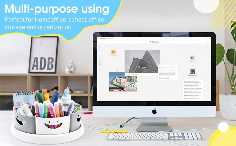 MeCids Art Supply Storage and Organizer 360° Spinning Pen