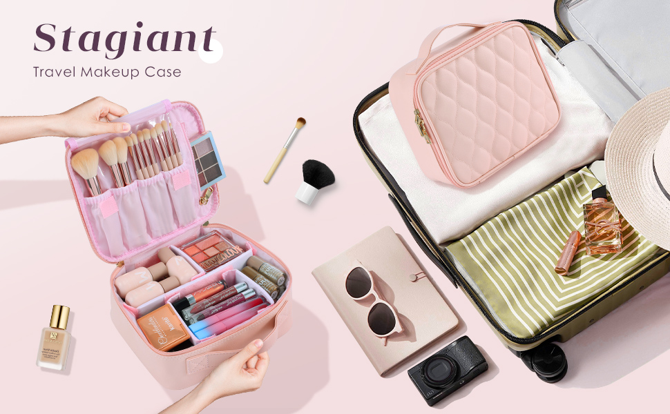 Travel makeup bag