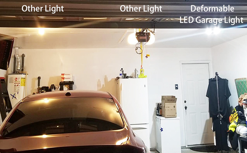 2 Pack LED Garage Light , 150W Ultra Bright LED Shop Light with 5