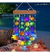 Amazon.com : Toodour Solar Wind Chime, Color Changing Ball