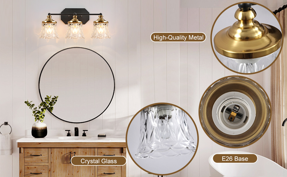 3 Light Bathroom Vanity Light