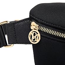 Badgley Mischka Sage Waist Pack's Back Zipper Puller