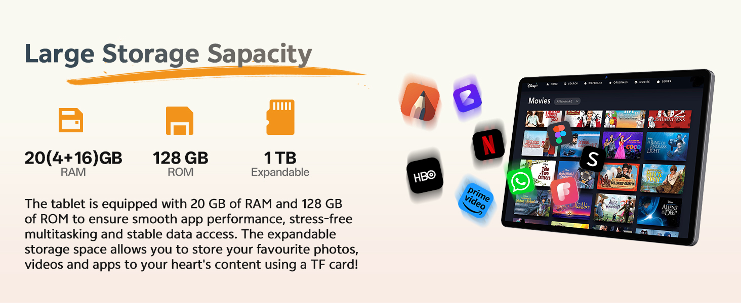 Large Storage Capacity