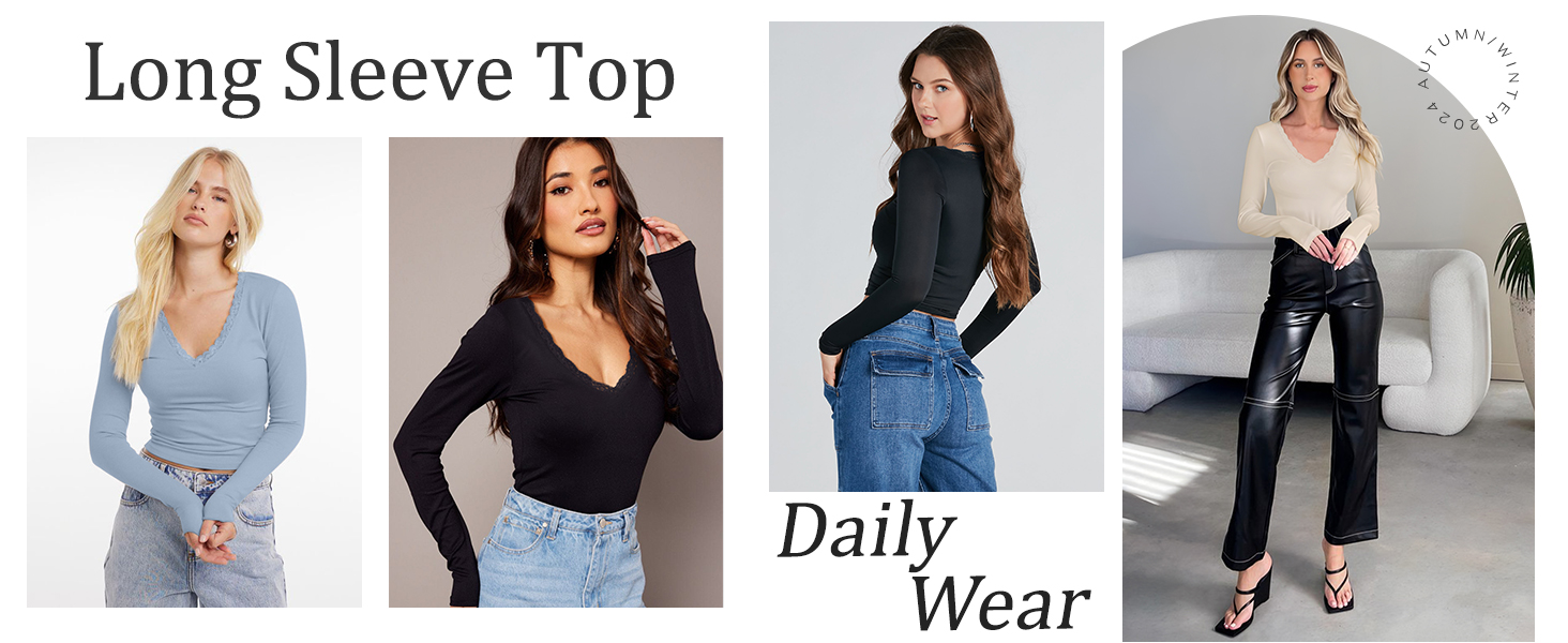 Lace Long sleeve Top