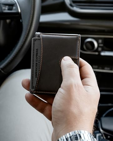 Classic Brown Easy Card Access