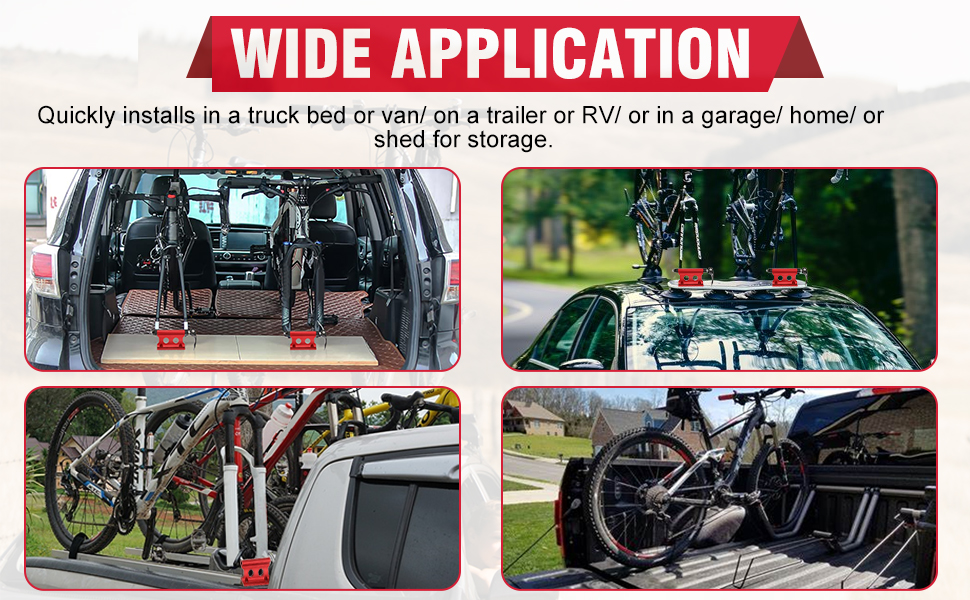 Blueshyhall car bicycle stand suv vehicle trunk mount bike cycling stand storage carrier