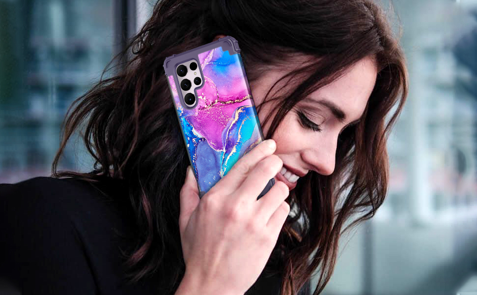 Hekodonk for Samsung Galaxy S23 Ultra Case,Heavy Duty