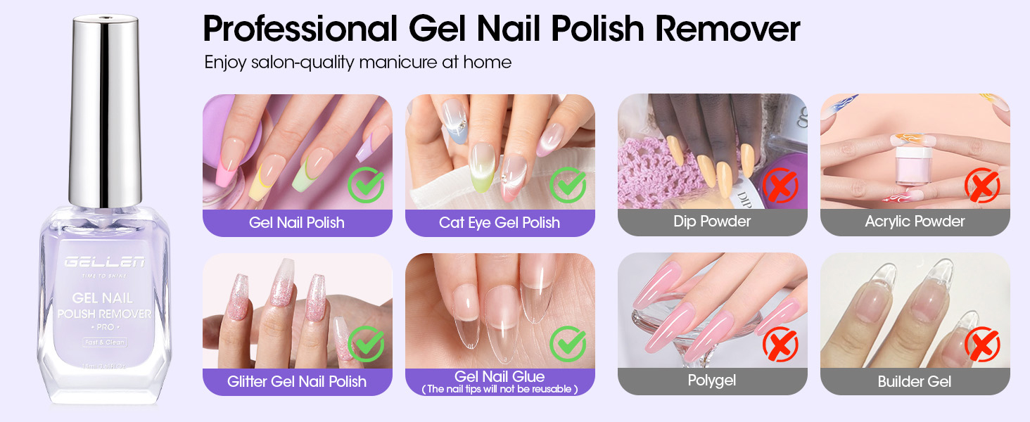 gellen gel nail polish remover for nails
