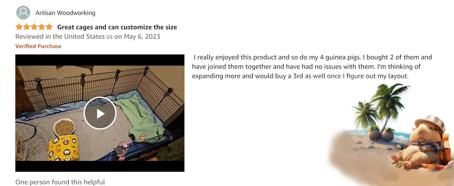 guinea pig cage playpen habitat house for 2 small animal rabbit pet indoor x play pen bunny 