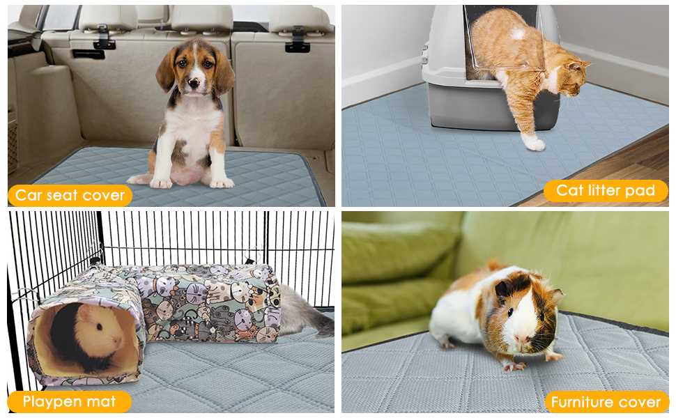 Mooydee 2 Pack Guinea Pig Cage Liners for C&C 2x3 Habitat