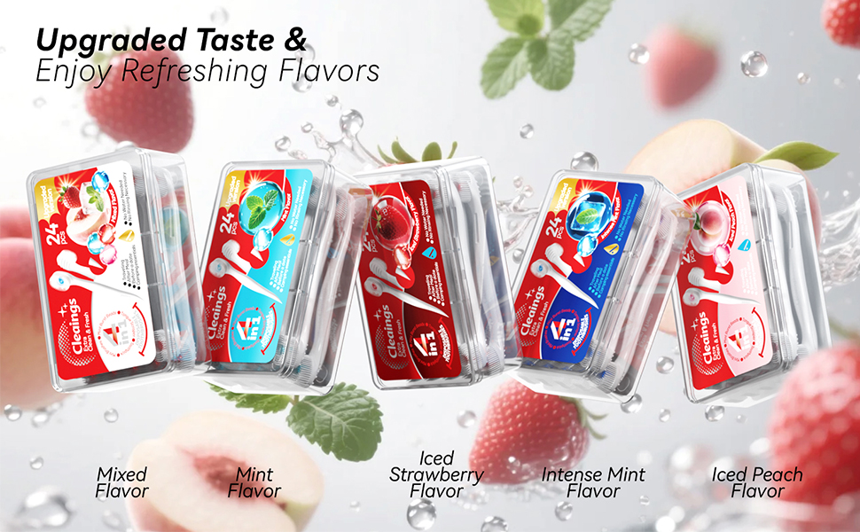 Multiple flavors to choose from