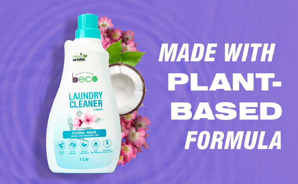 Beco Organic Laundry Liquid Detergent 500 ml Pack of 2 Front and