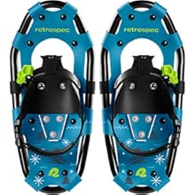 Retrospec Drifter Kids Snowshoes Bundle With Trekking Poles