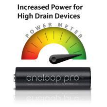 Pilas AA y AAA de eneloop pro