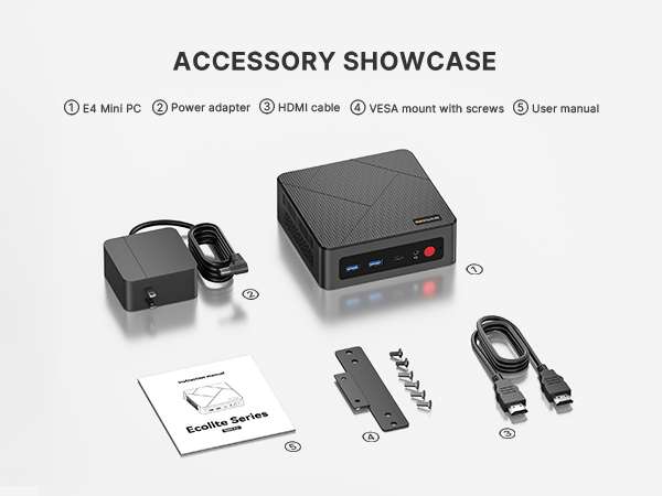 Amazon.com: BOSGAME E4 Mini PC, Mini Computers with AMD