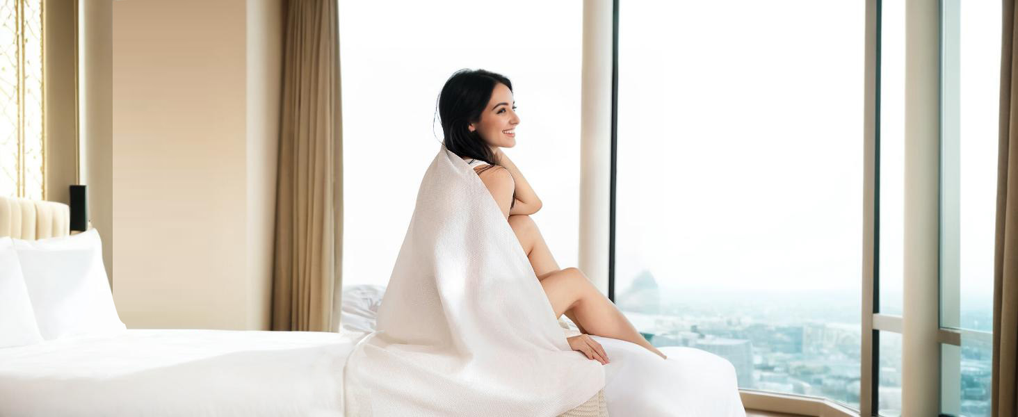 Biubumtu 5 Pack Disposable Bath Towels, 55''X27.5'' Large