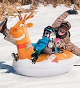 snow tube snow sled