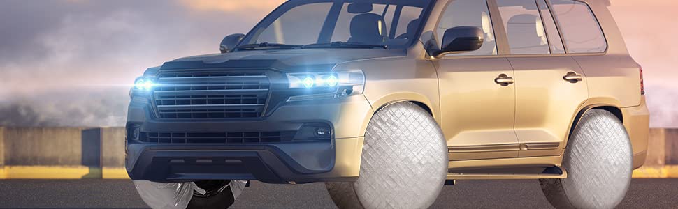 Drakefyre タイヤカバー シルバー 自動車 S 65 90cm 車用タイヤカバー 収納カバー Drakefyre タイヤカバー シルバー 自動車 S 65 90cm 車用タイヤカバー 収納カバー