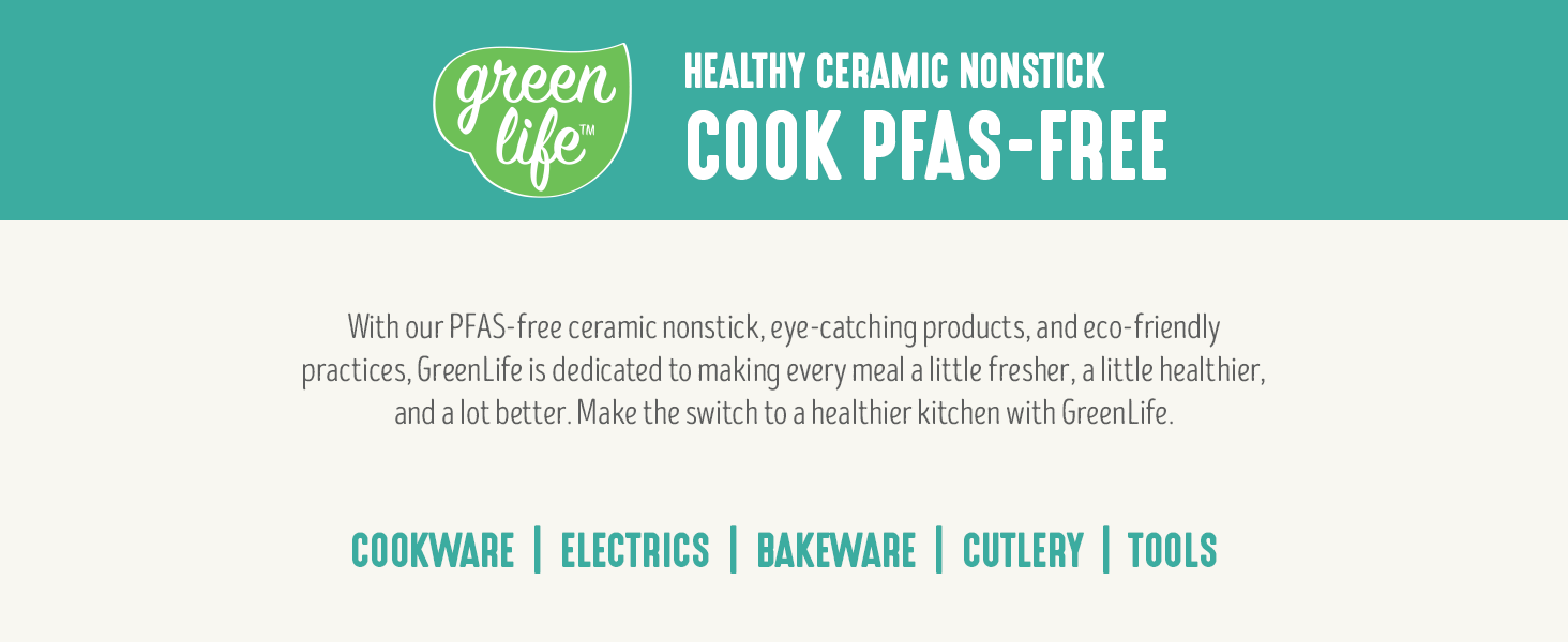 Greenlife, cookware, soft grip