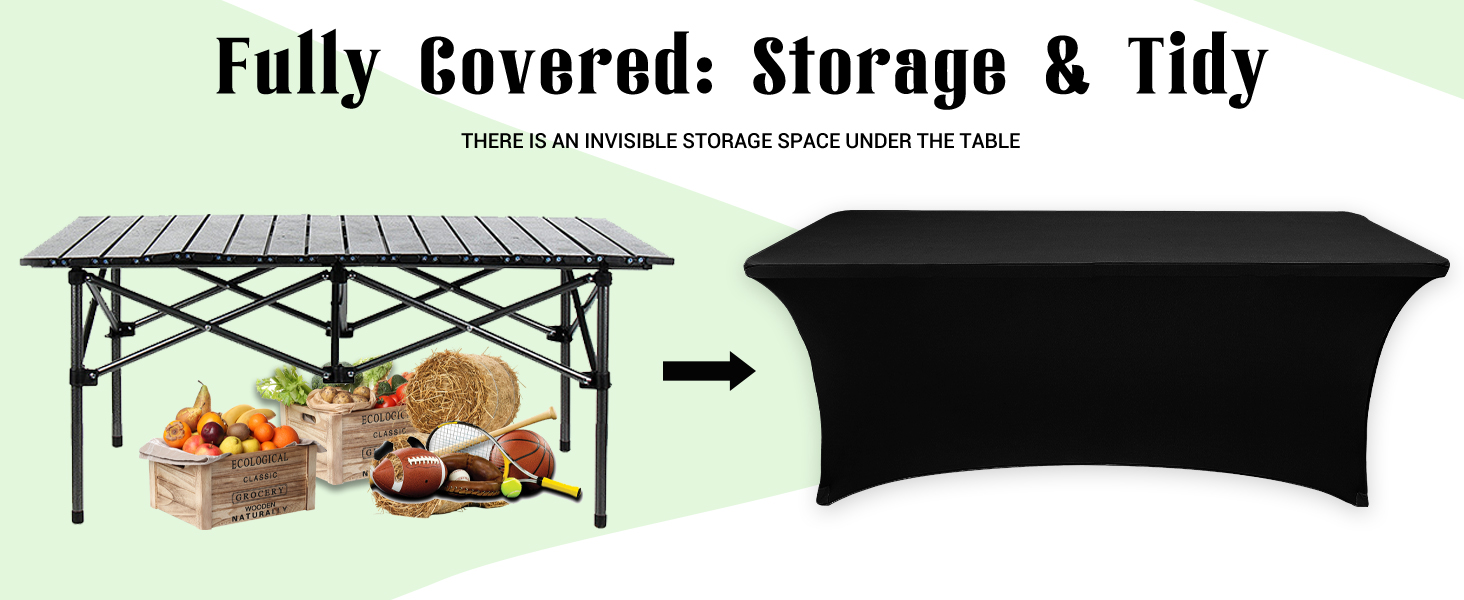 spandex table covers 6ft