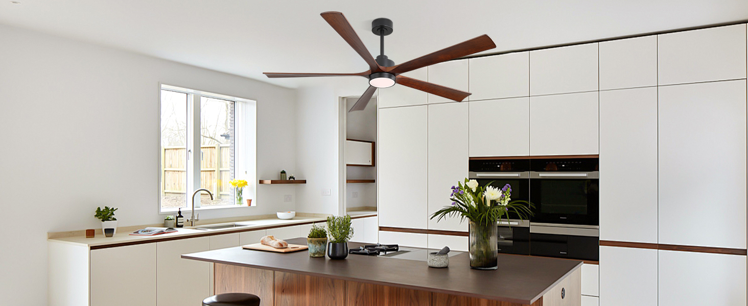 Ceiling Fans with Light and Remote Control