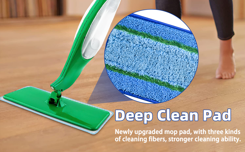 6 Pack Upgraded Spray Mop Refills for Libman Freedom Spray