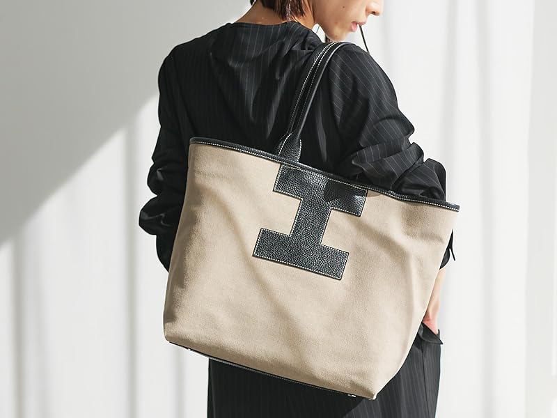 IACUCCIトートバッグ ソルベット M CANVAS/CERVO 限定カラー イアクッチ IACUCCI ソルベット M CANVAS/CERVO （lightgrey