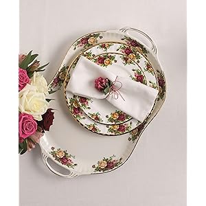 Old Country Roses 65-Piece Flatware Set : Amazon.ca: Home