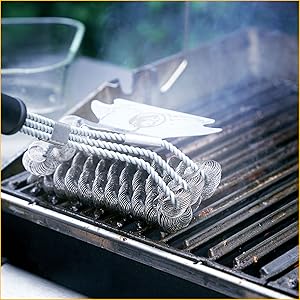 Bristle Free Brush with Scraper 