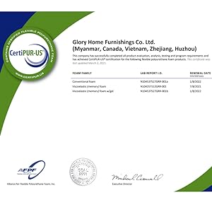 CertiPUR-US Certified