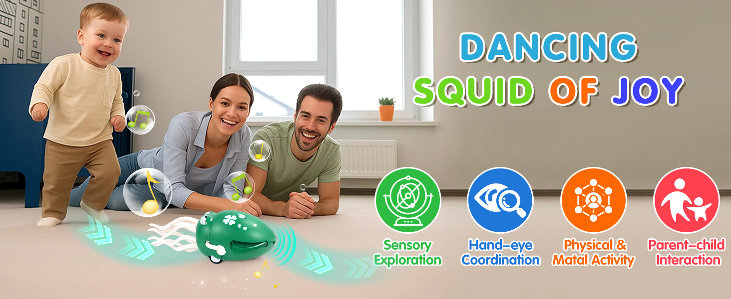 dancing squid tummy time dancing squid tummy time toy dancing squidward