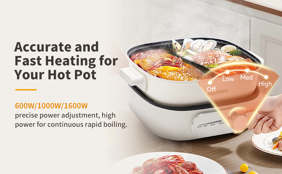 1600w electric hot pot