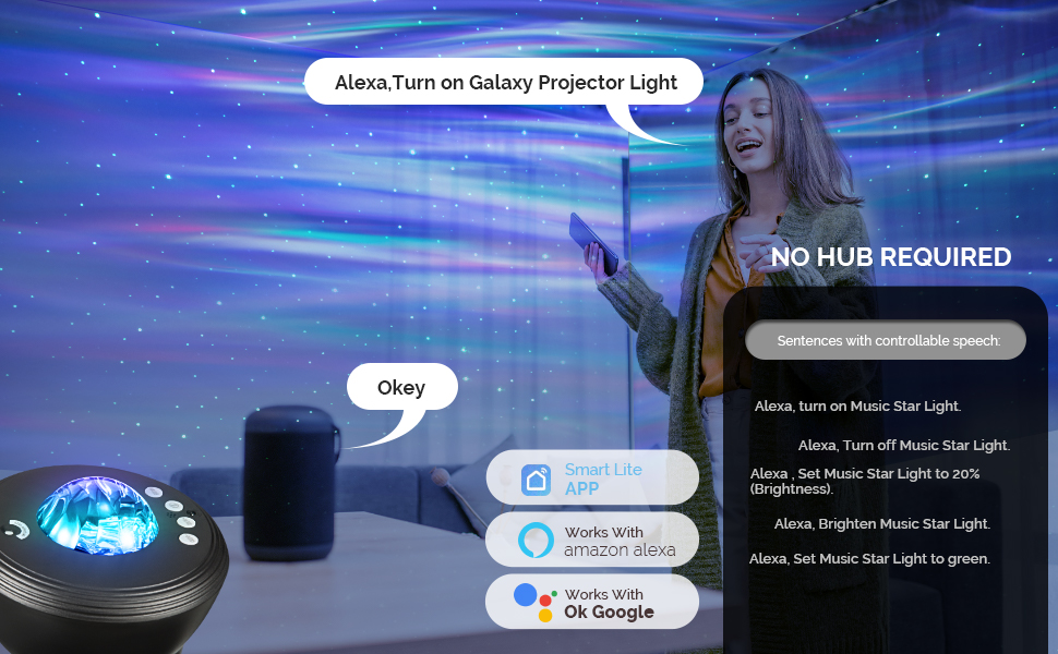 Star Projector Night Light