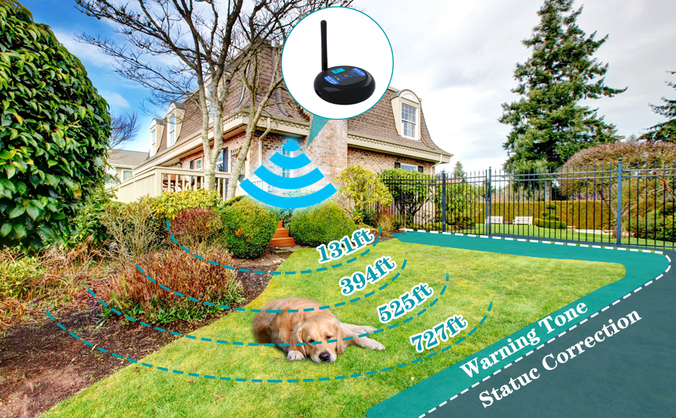 Sowone Electric Fence for 2 Dogs, 2023 Wireless Dog Fence