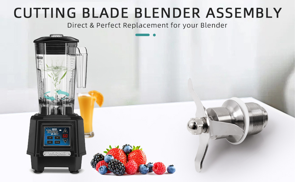 MIKODA Cutting Blade Blender Assembly 502977 Compatible with Waring CB6 CB10 CB15