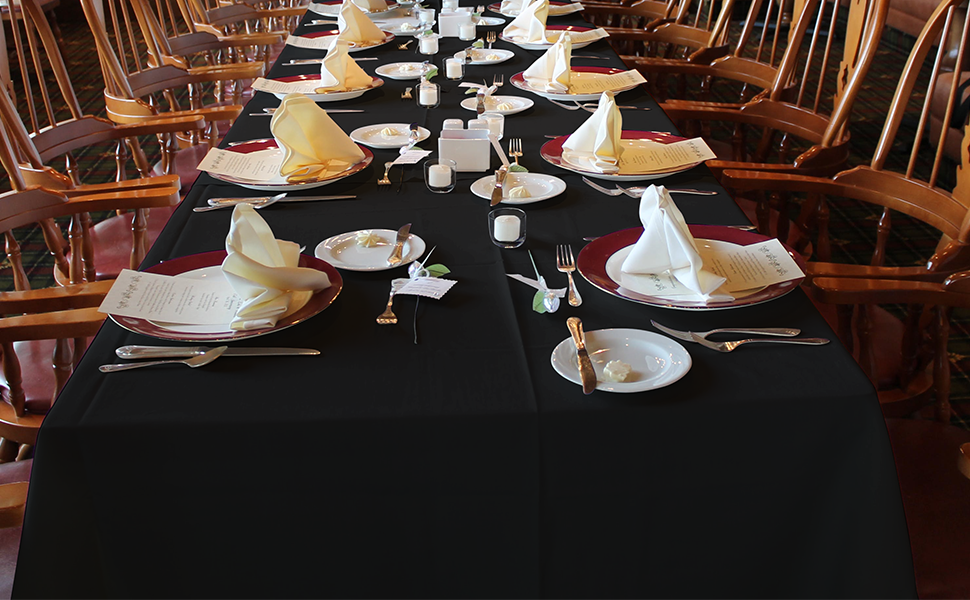 TAKMORK Table Cover Roll Disposable Tablecloth Plastic