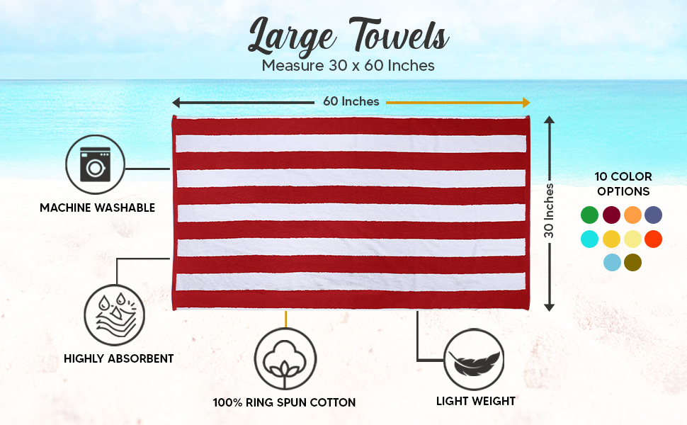 Beach towels for adults
