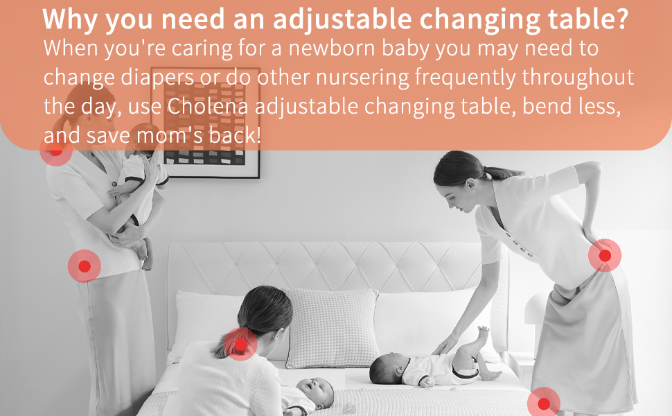 Changing Table Portable Diaper Changing Station, Mobile